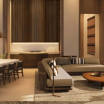 Royal Villa living and dining area at Desert Rock Resort