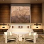 Cliff Hanging Villa bedroom at Desert Rock Resort