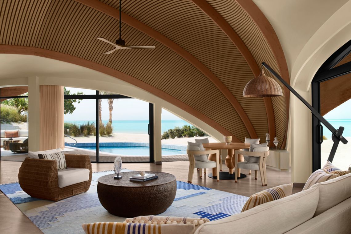 Two-Bedroom Reserve Beach Villa at Nujuma