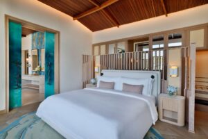 Coral Villa bedroom at The St. Regis Red Sea Resort