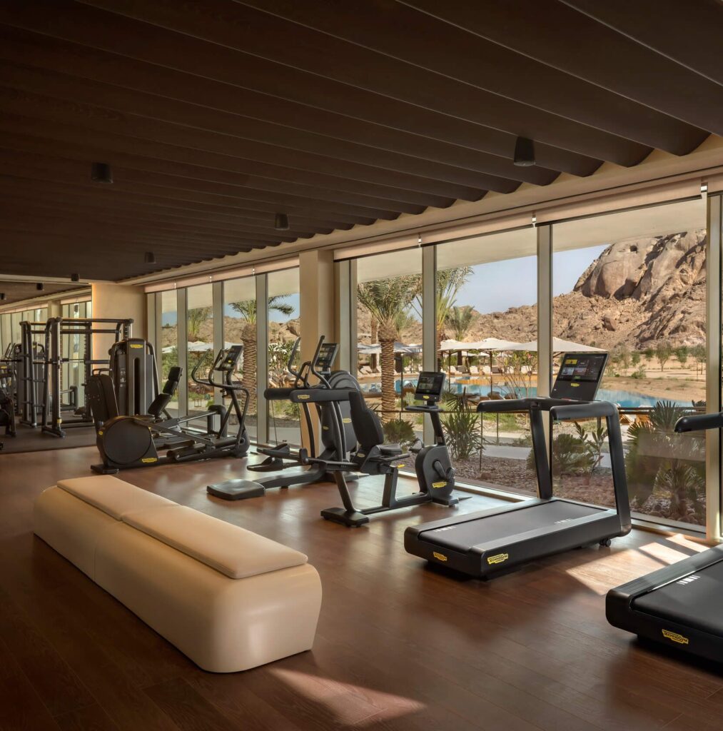 Fitness centre at Desert Rock Resort