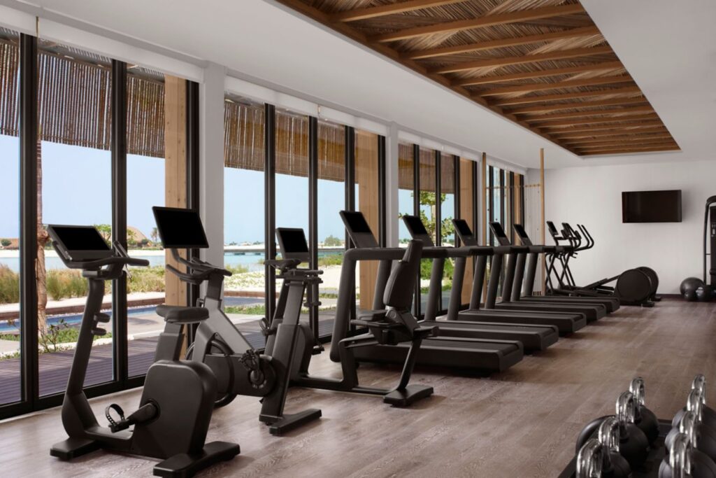 Fitness centre at Nujuma