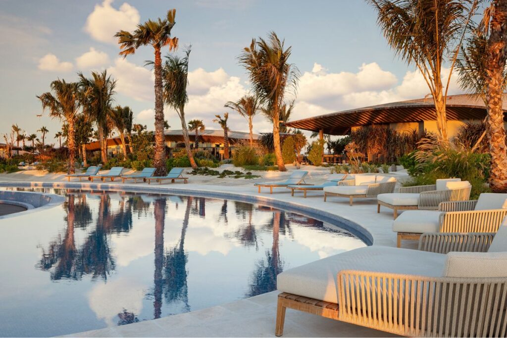 Outdoor swimming pool at The St. Regis Red Sea Resort