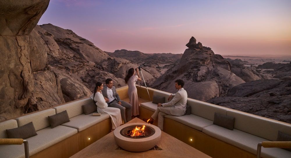 Observatory deck at Desert Rock Resort