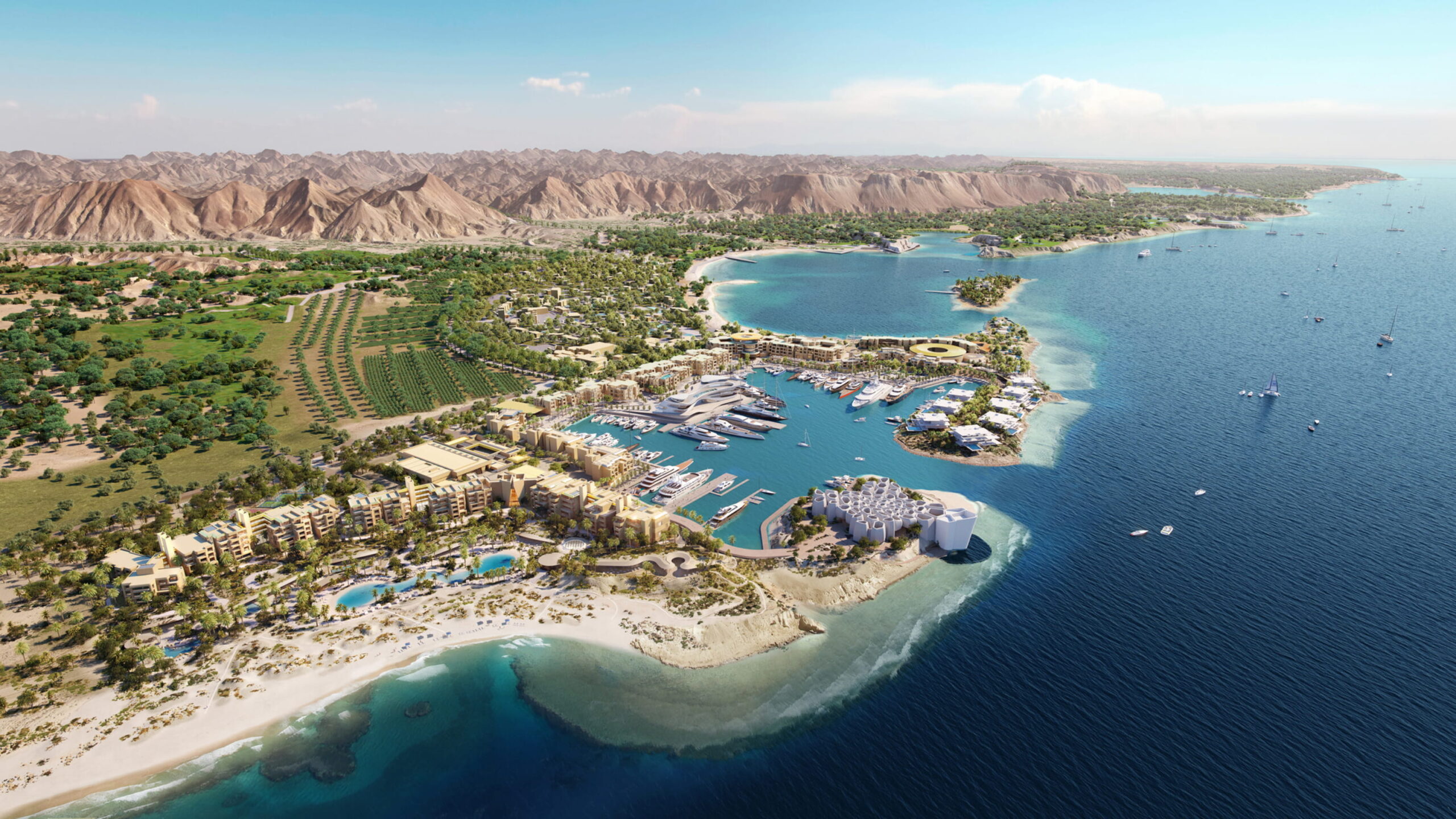 Four Seasons AMAALA at Triple Bay on Saudi Arabia's Red Sea coast