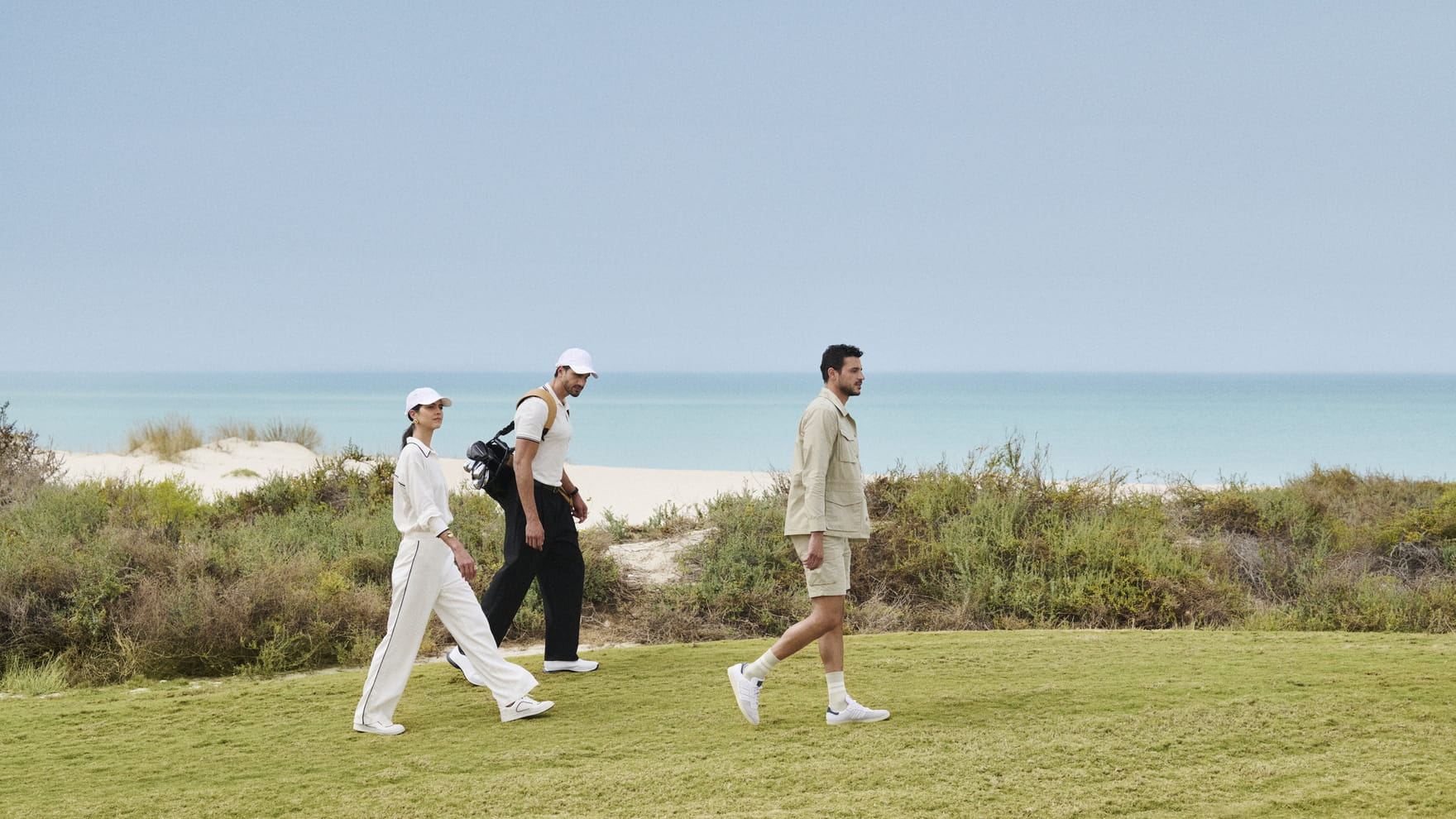 Shura Links golf course beside the Red Sea