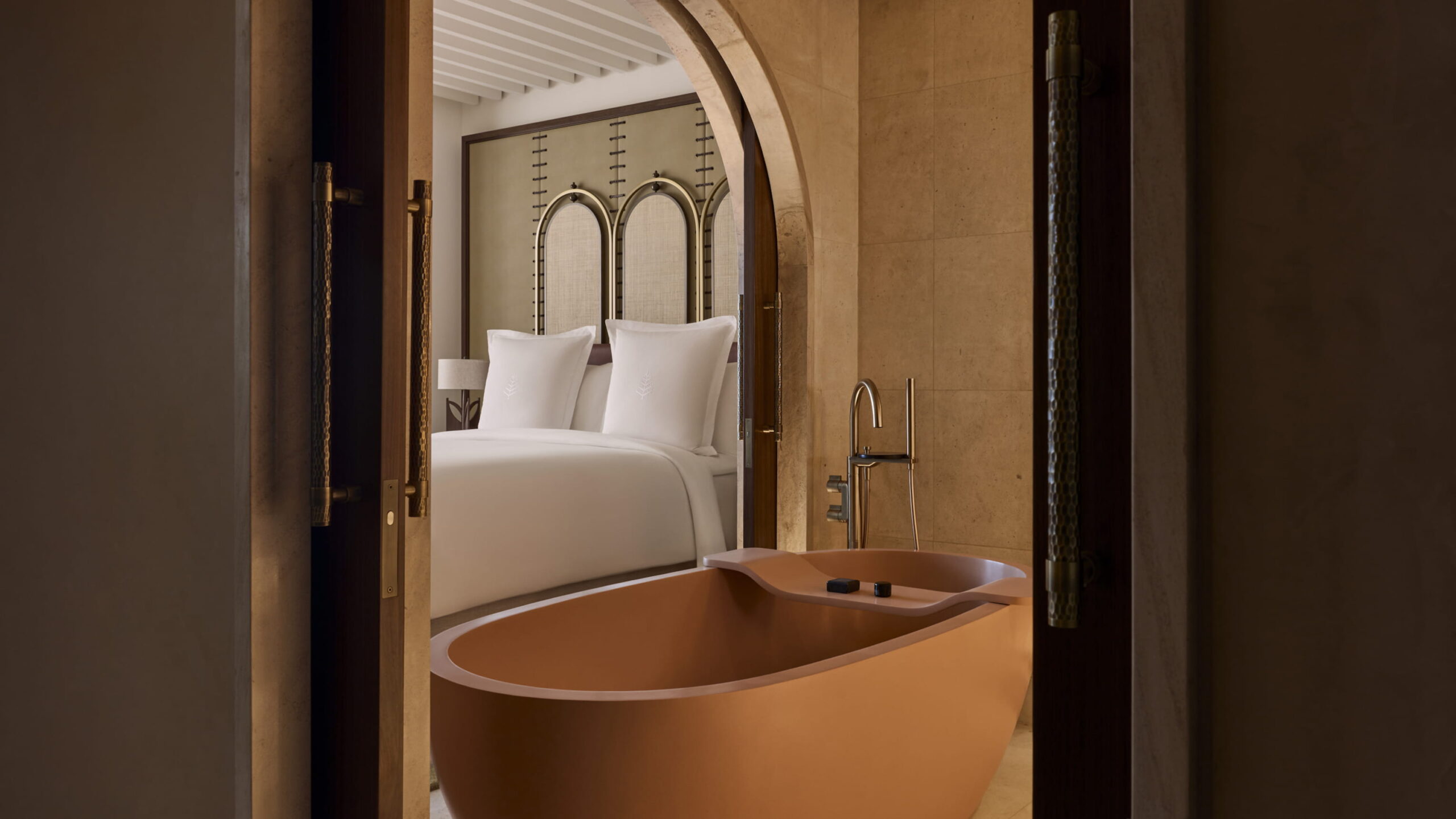 Bathroom in a Superior Room at Four Seasons AMAALA