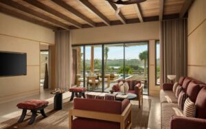 Villa living room at Six Senses AMAALA